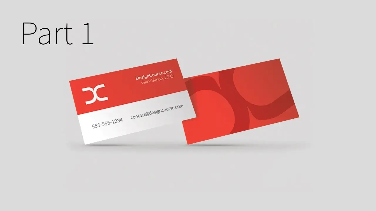 Modern Business Card Design in Illustrator CC Part 1 Modern Business Card Design in Illustrator CC Part 1