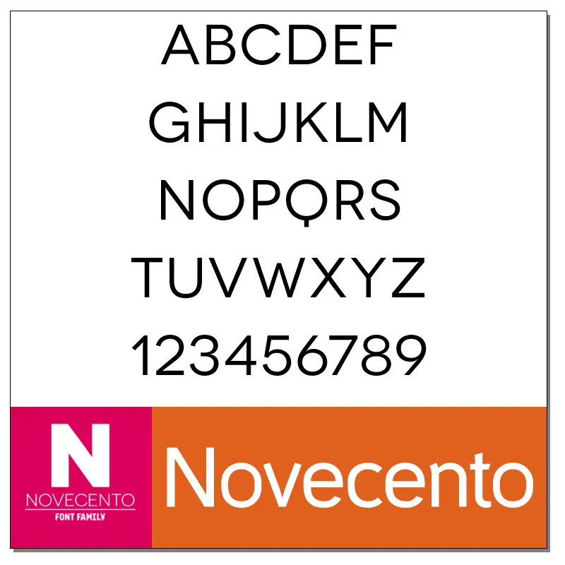 Novecento Font by Jan Tonellato