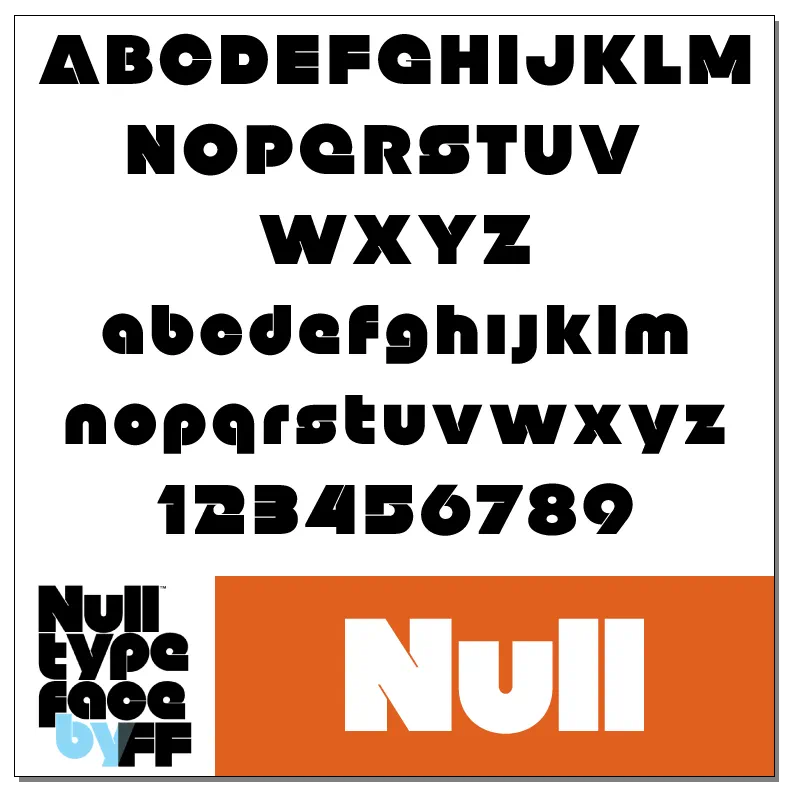 Null Font by Svetoslav Simov