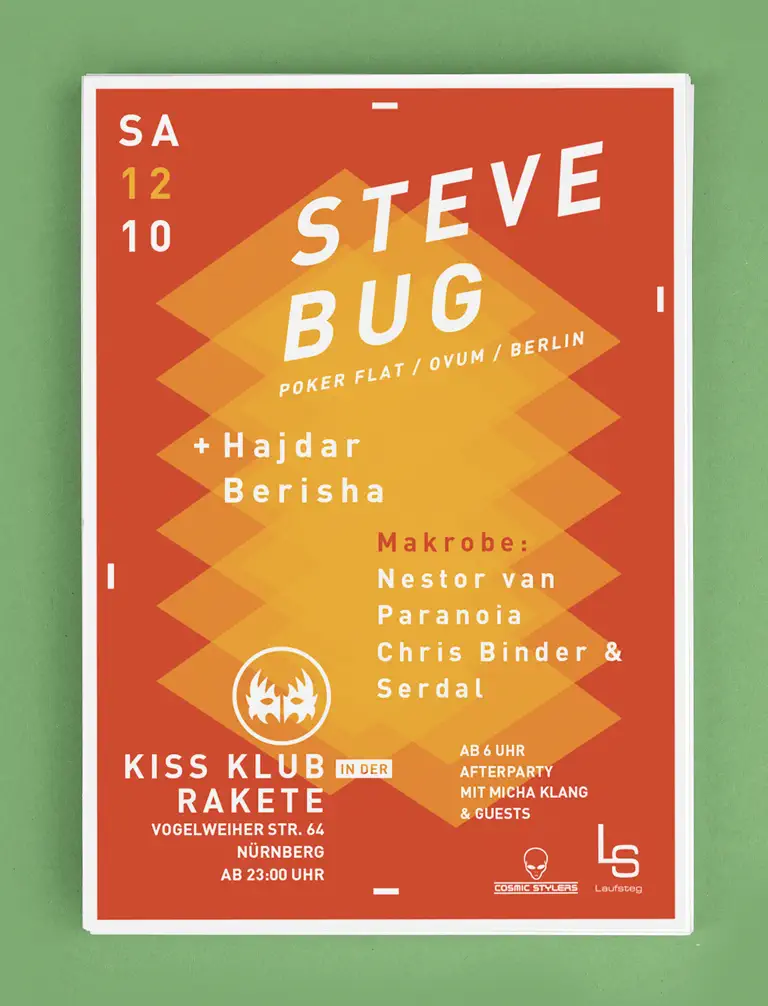 Postergestaltung "Event" beispiel