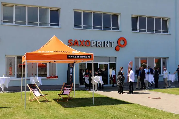 SAXOSHOP Eroeffnungsfeier SAXOPRINT