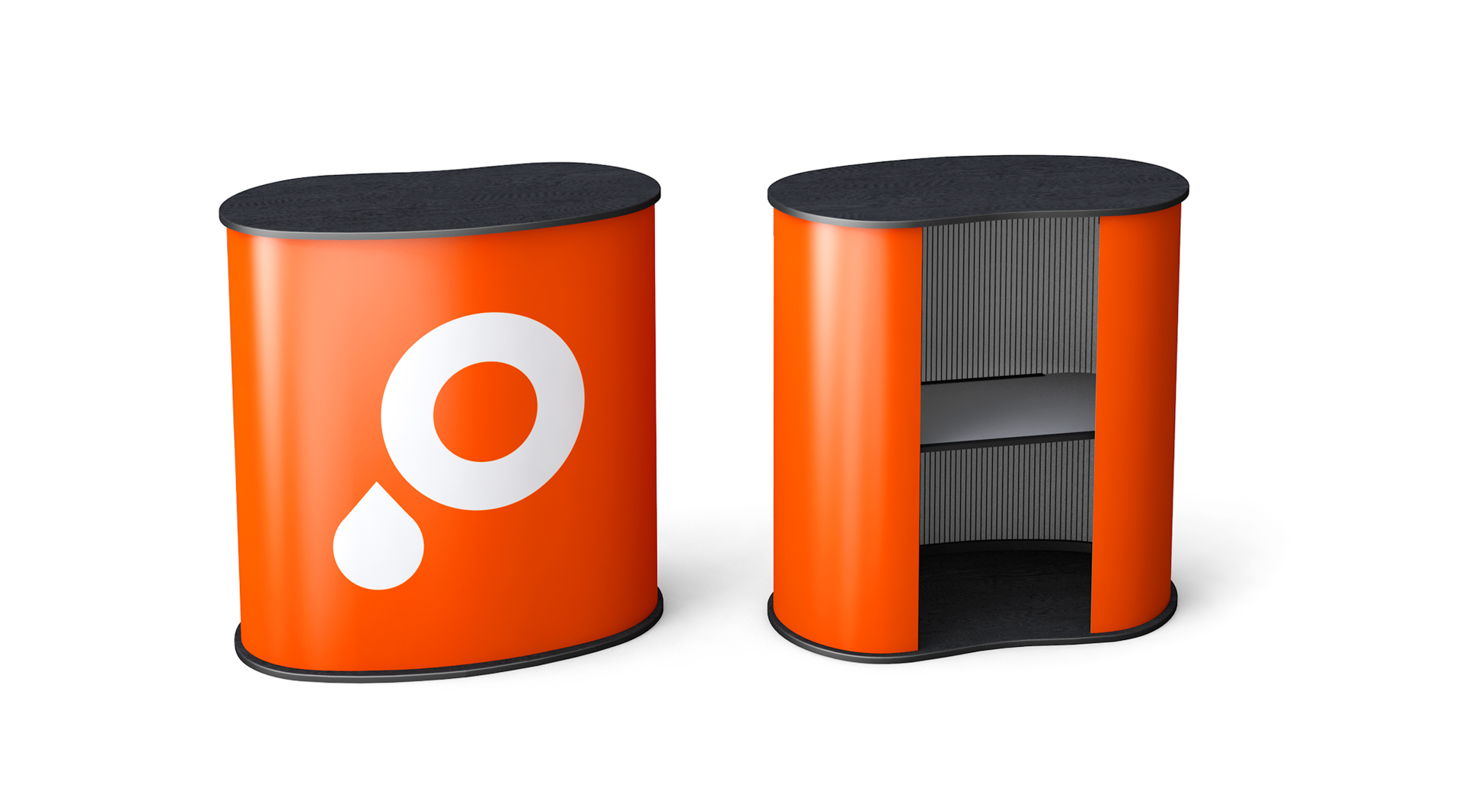 Artikel Messetheken gebogen