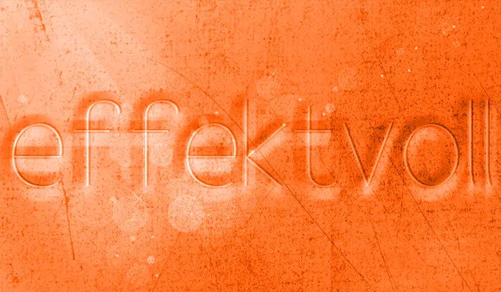 25 frische und dekorative Schrift-Effekte für Photoshop