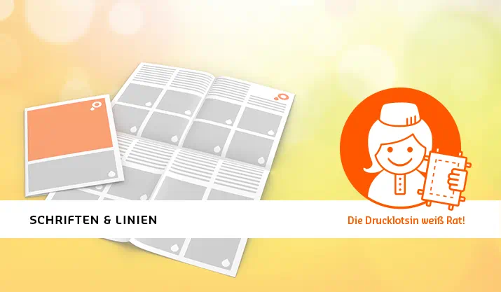 Schriften und Linien – Tipps für die Gestaltung