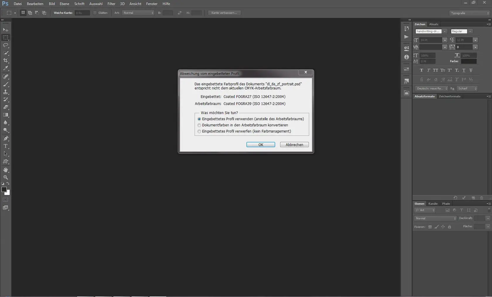 Barkarte als Falzflyer erstellen 1