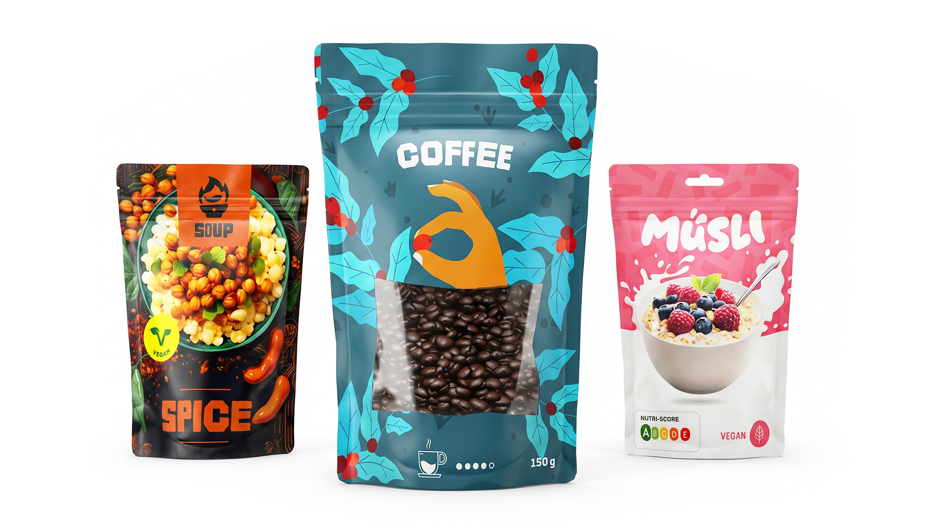 Neue Verpackung: Standbodenbeutel Neue Verpackung: Standbodenbeutel