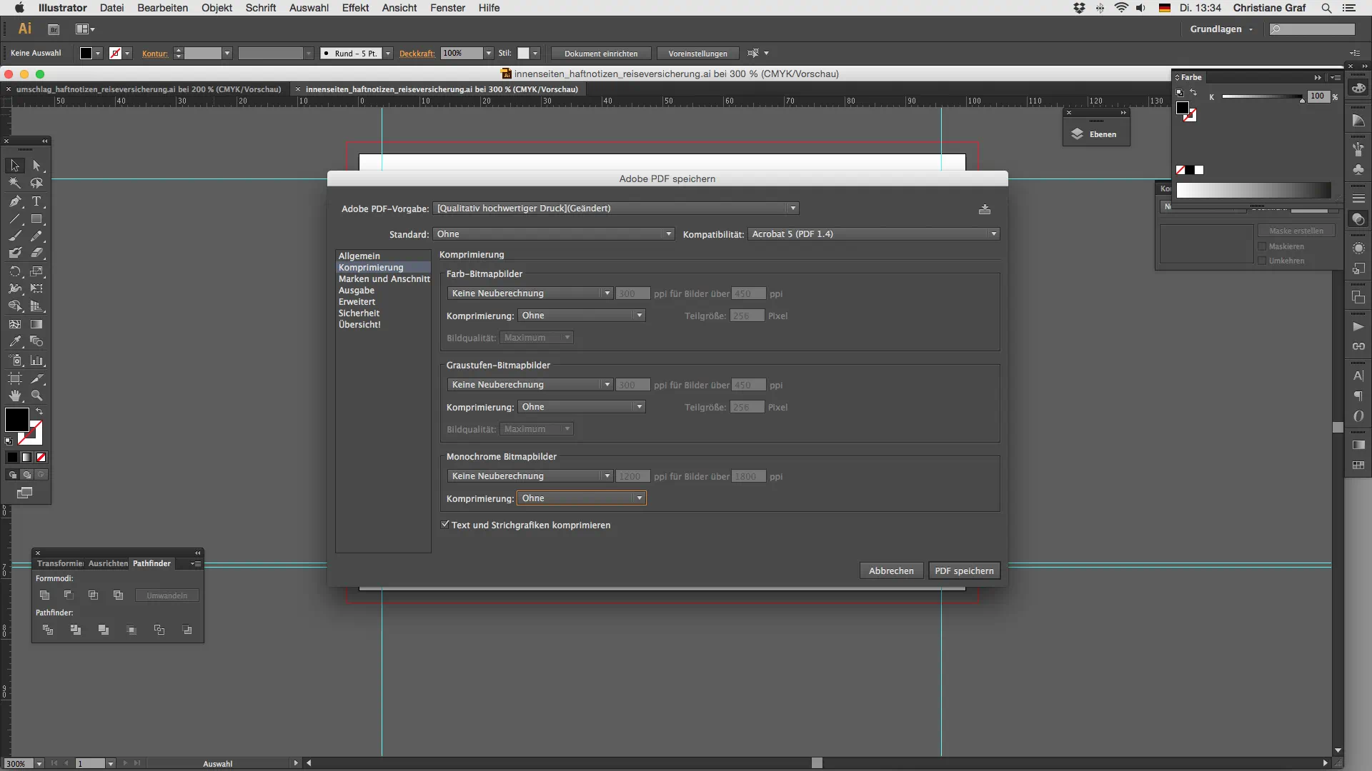 Reiter Komprimierung