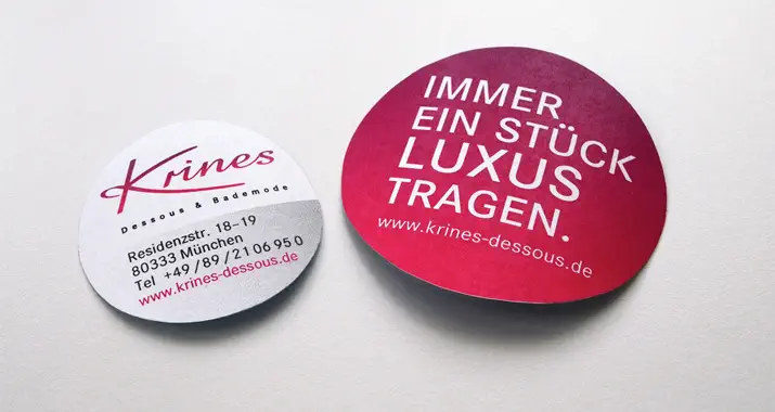 Sticker Design 10 Aufkleber design Idee \"Krines\"