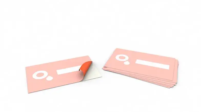 Adressaufkleber transparent