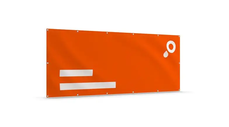 Stoffbanner 120 x 120 cm