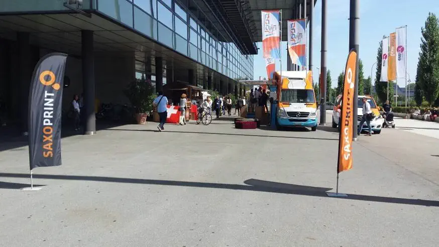 Suisse Emex SAXOPRINT Messeauftritt