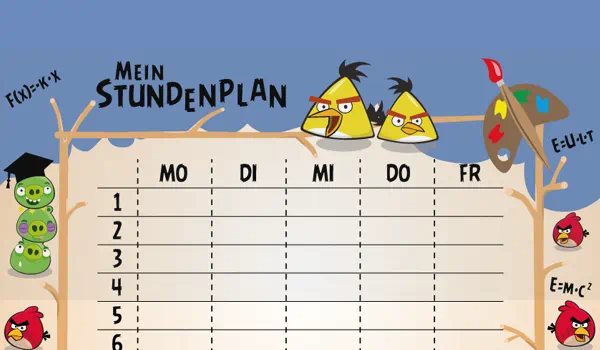 Tutorial: Für eure Abc-Schützen einen Stundenplan im Angry-Birds-Style erstellen