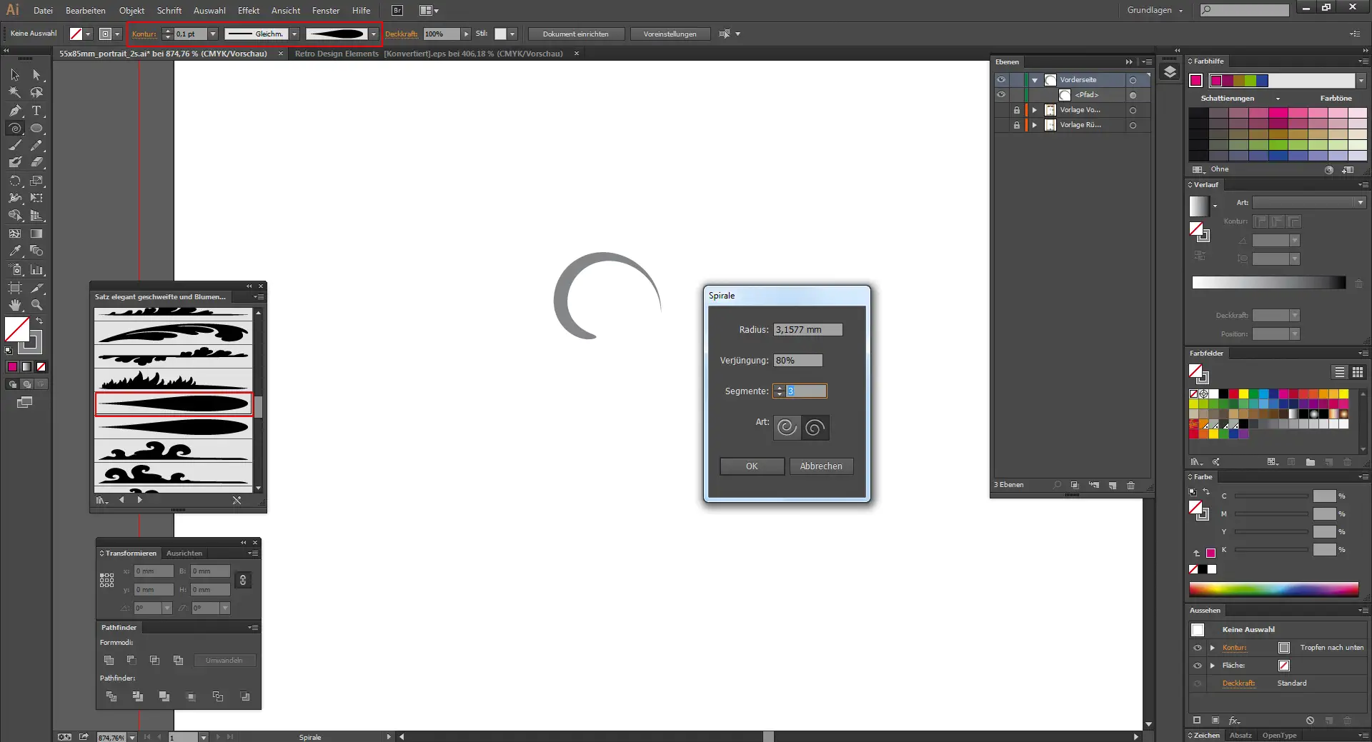 terminkarte erstellen tutorial step 2