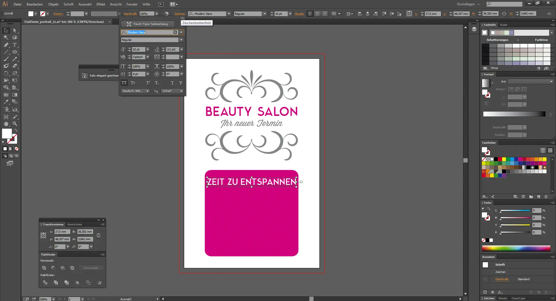 terminkarte erstellen tutorial step 11