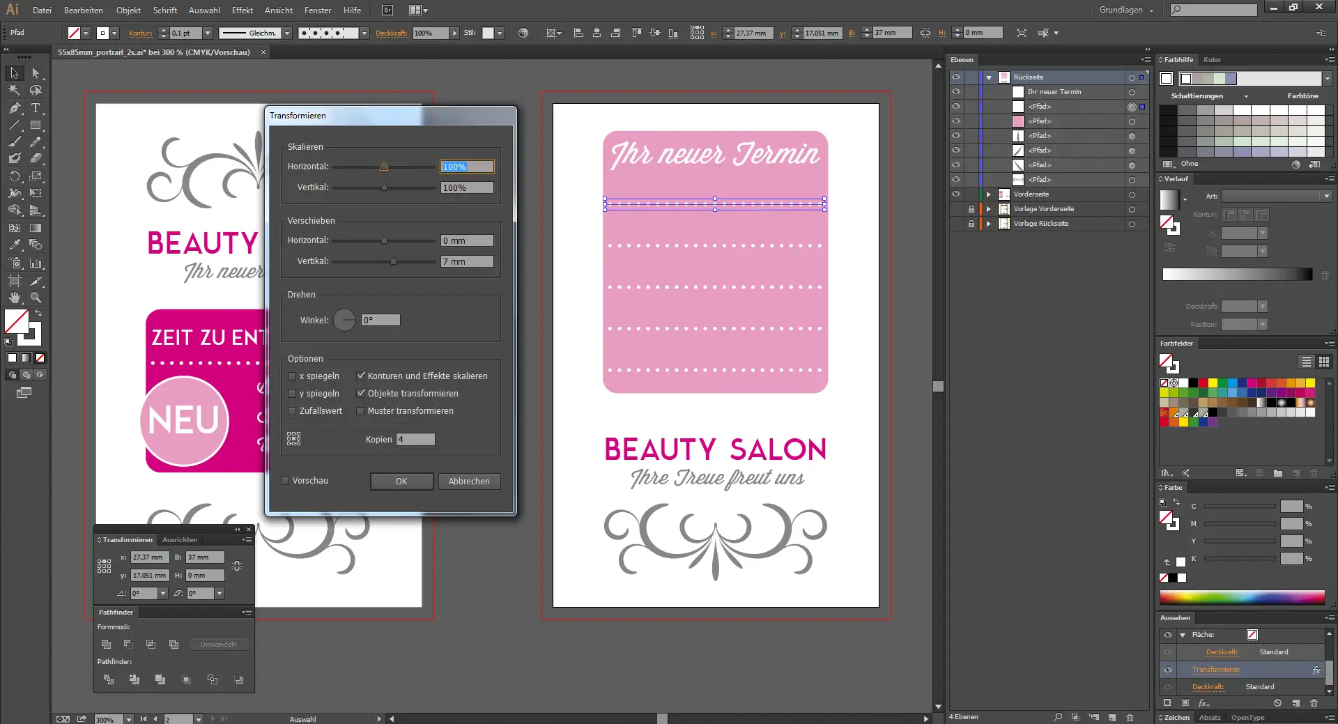 terminkarte erstellen tutorial step 17