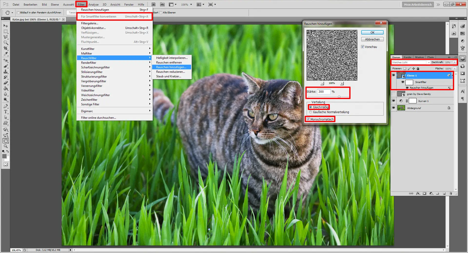 Mit einem Foto Effekt den Photoshop Analog Look nachempfinden (3)