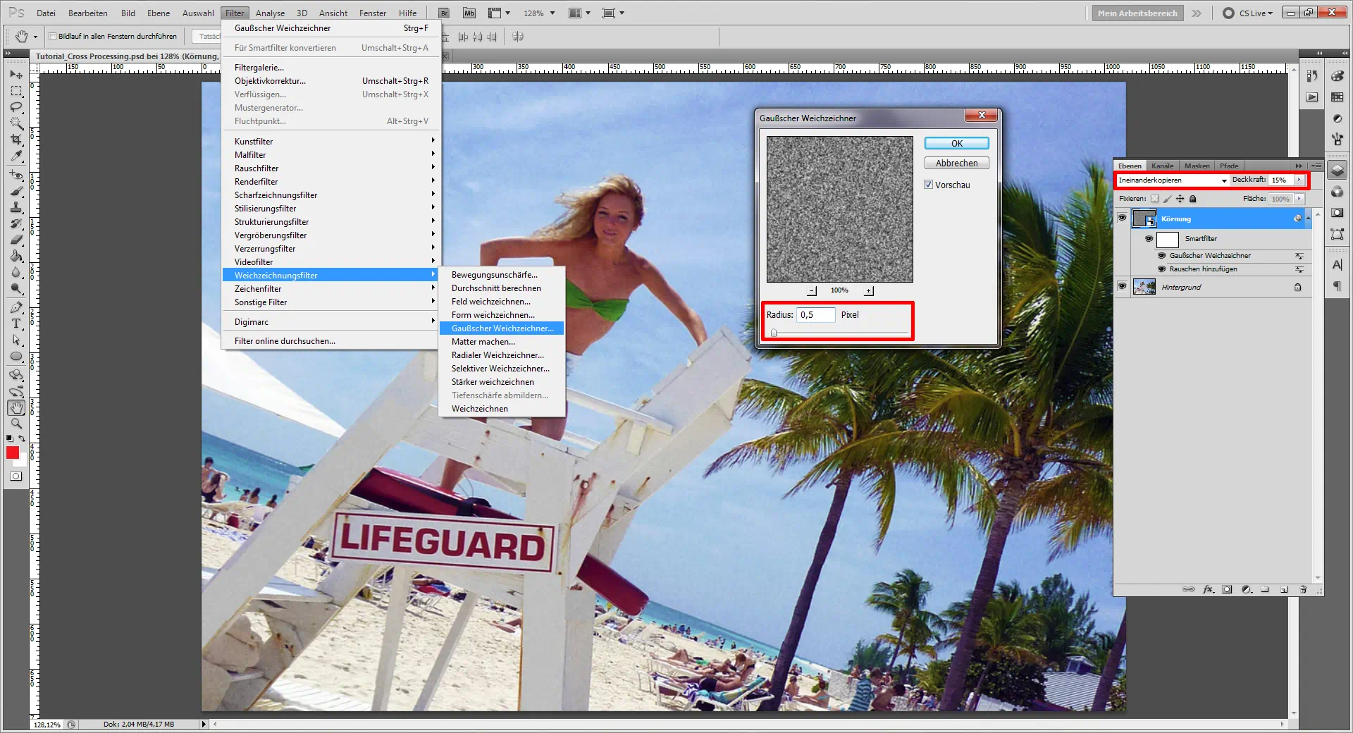 Tutorial Cross Processing (3)