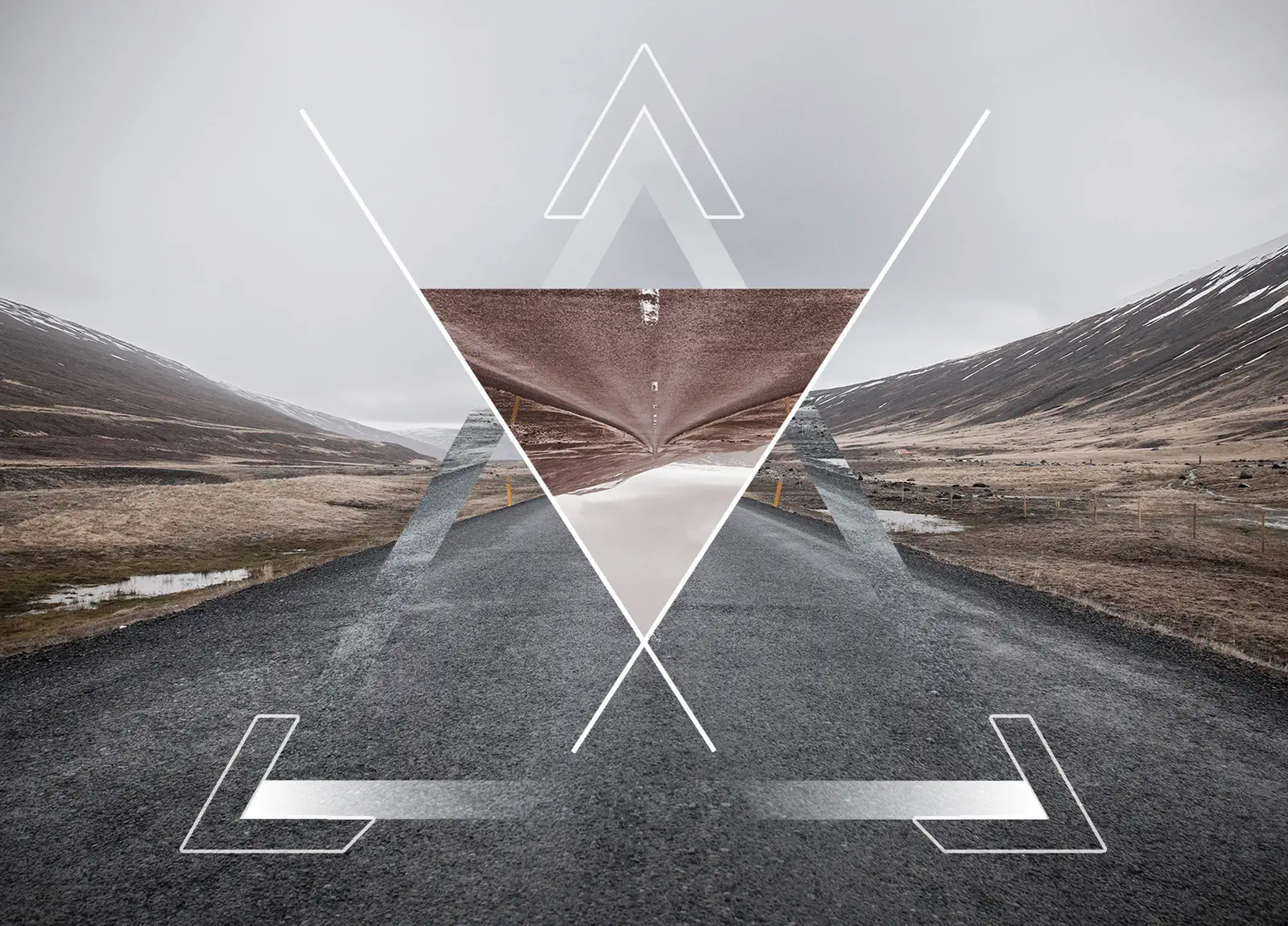 Gestalte ein Polyscape Design mit Photoshop  Endergebnis