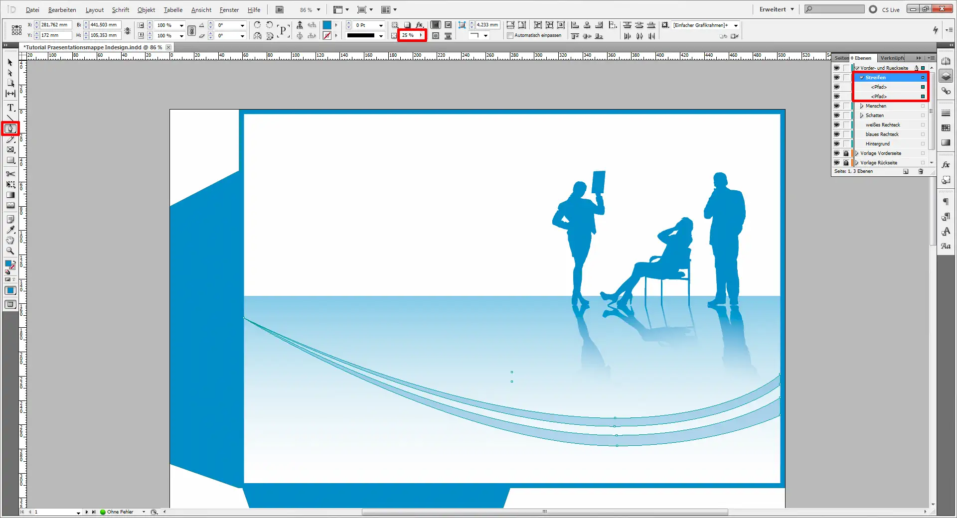 Tutorial Präsentationsmappe InDesign 10