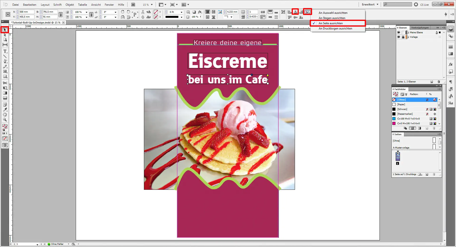 Tutorial Roll Up InDesign Tutorial Roll Up InDesign
