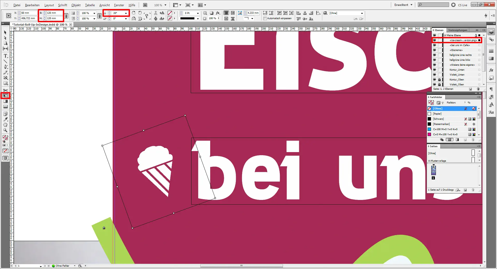 Tutorial Roll Up InDesign Tutorial Roll Up InDesign