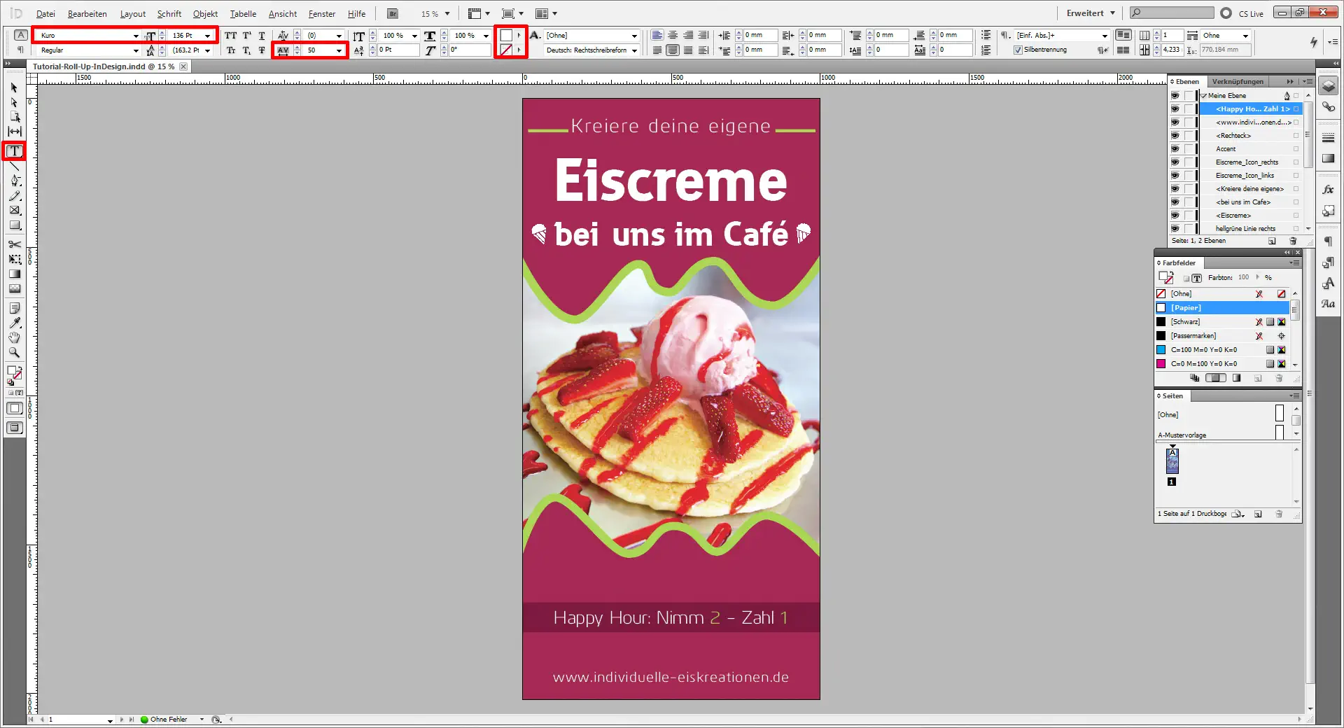 Tutorial Roll Up InDesign Tutorial Roll Up InDesign