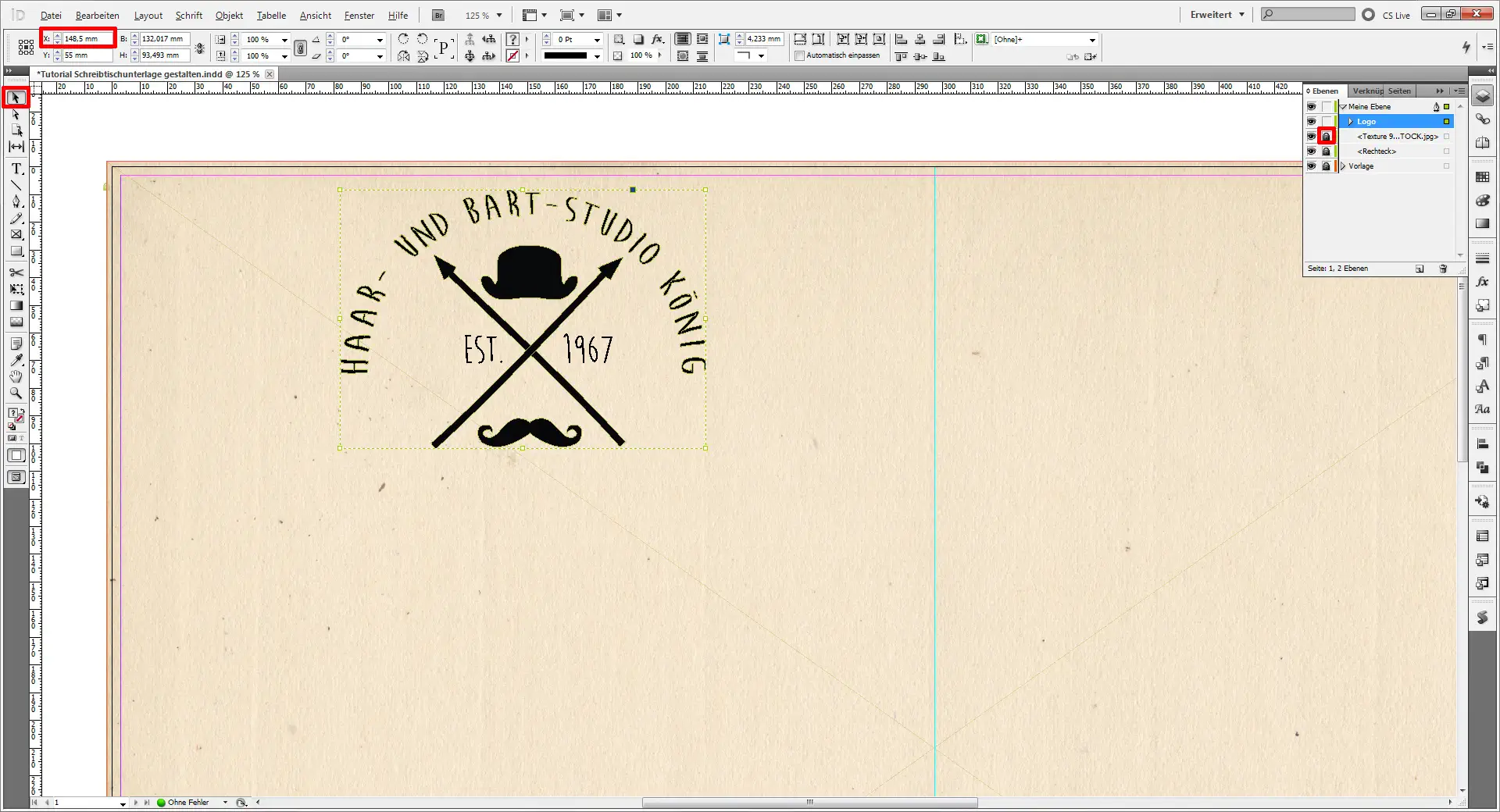 Tutorial Schreibtischunterlage gestalten Tutorial Schreibtischunterlage gestalten