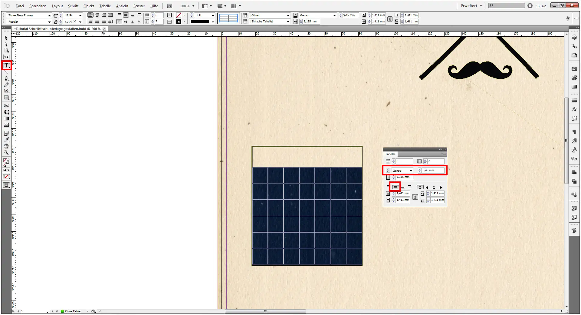Tutorial Schreibtischunterlage gestalten Tutorial Schreibtischunterlage gestalten