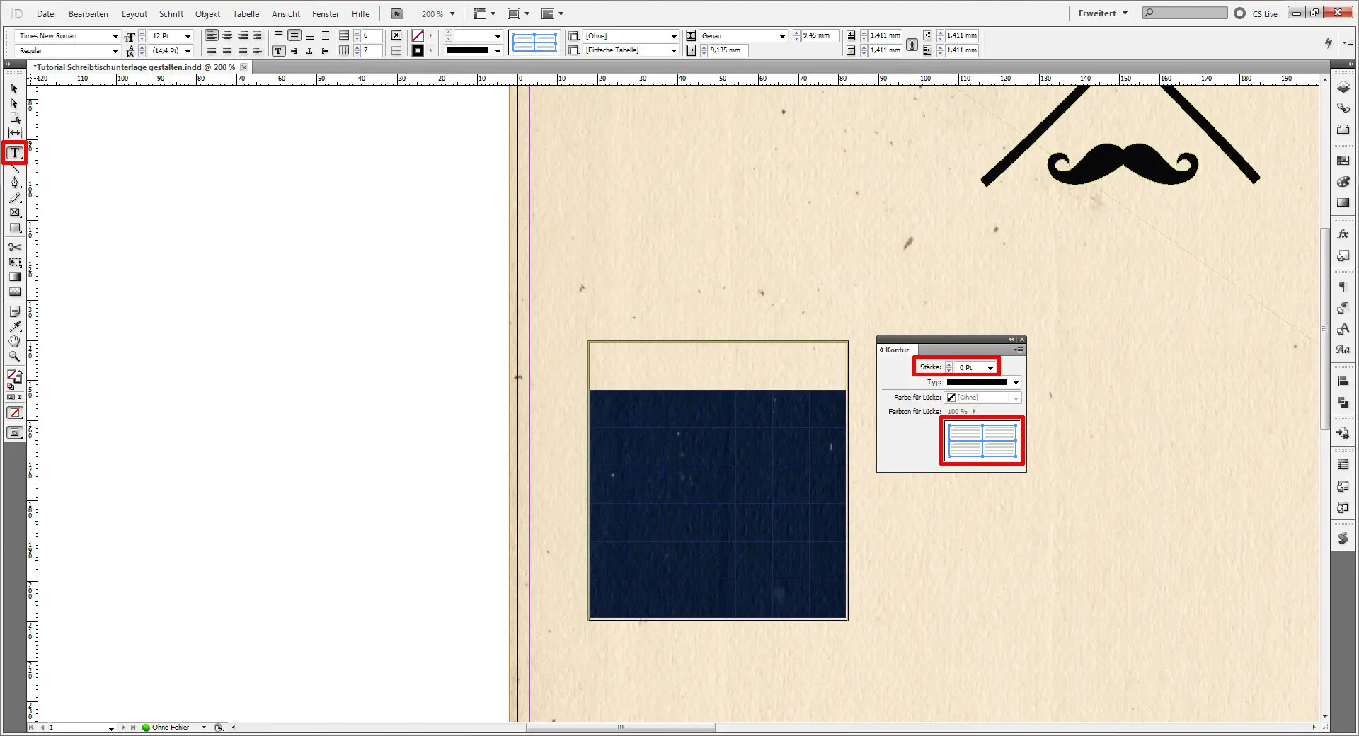 Tutorial Schreibtischunterlage gestalten Tutorial Schreibtischunterlage gestalten