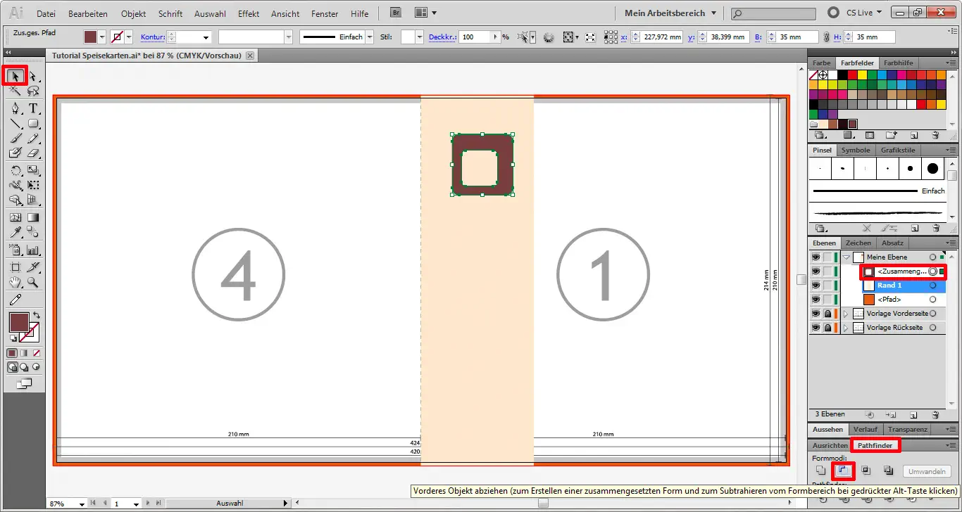 Tutorial Speisekarten