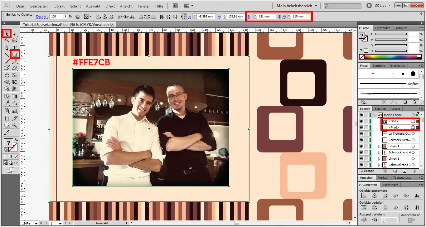 Tutorial Speisekarten