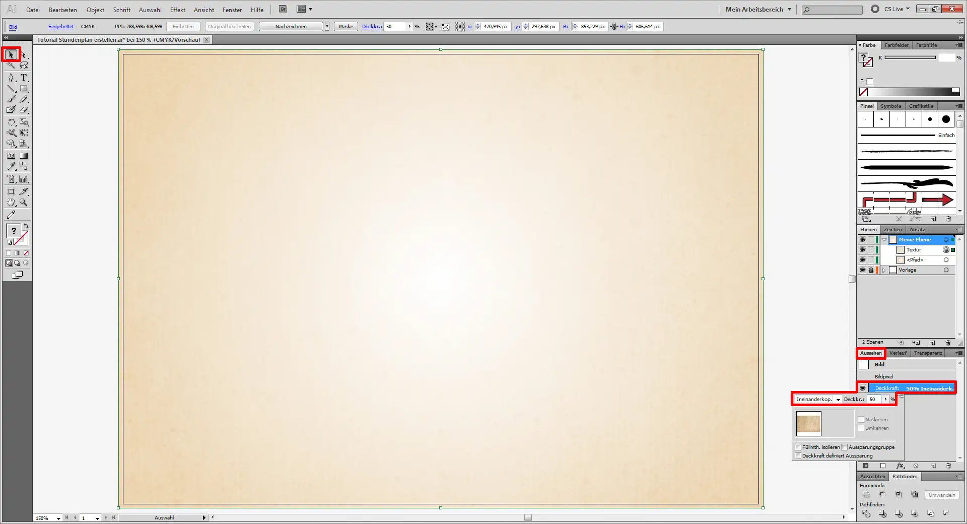Tutorial Stundenplan erstellen 02