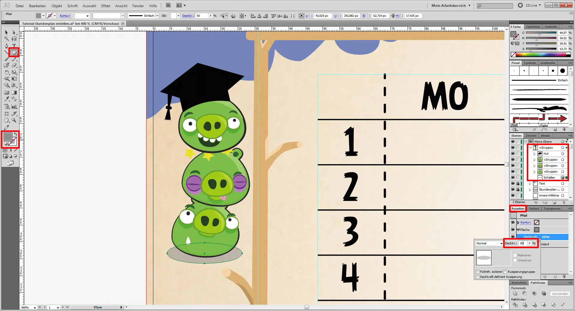Tutorial Stundenplan erstellen 13