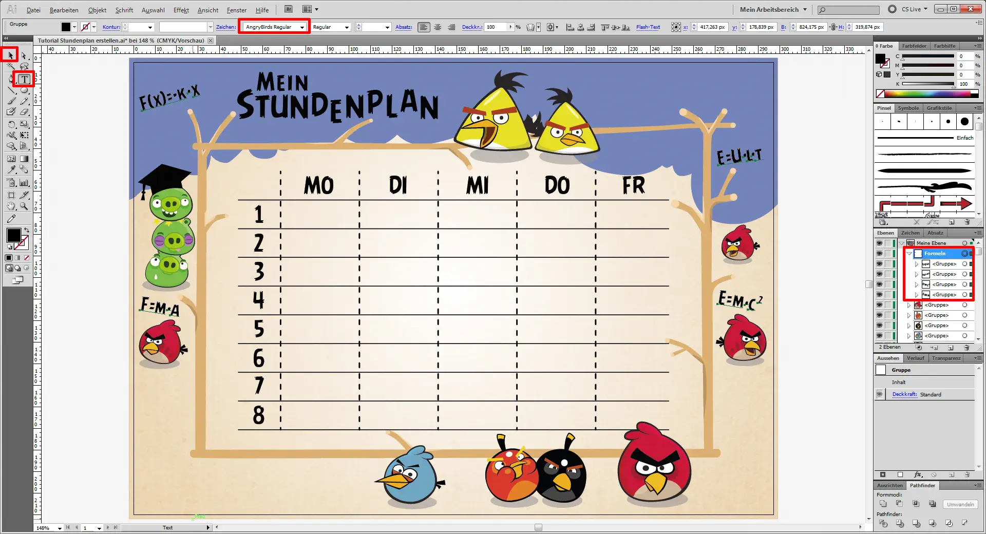 Tutorial Stundenplan erstellen 15
