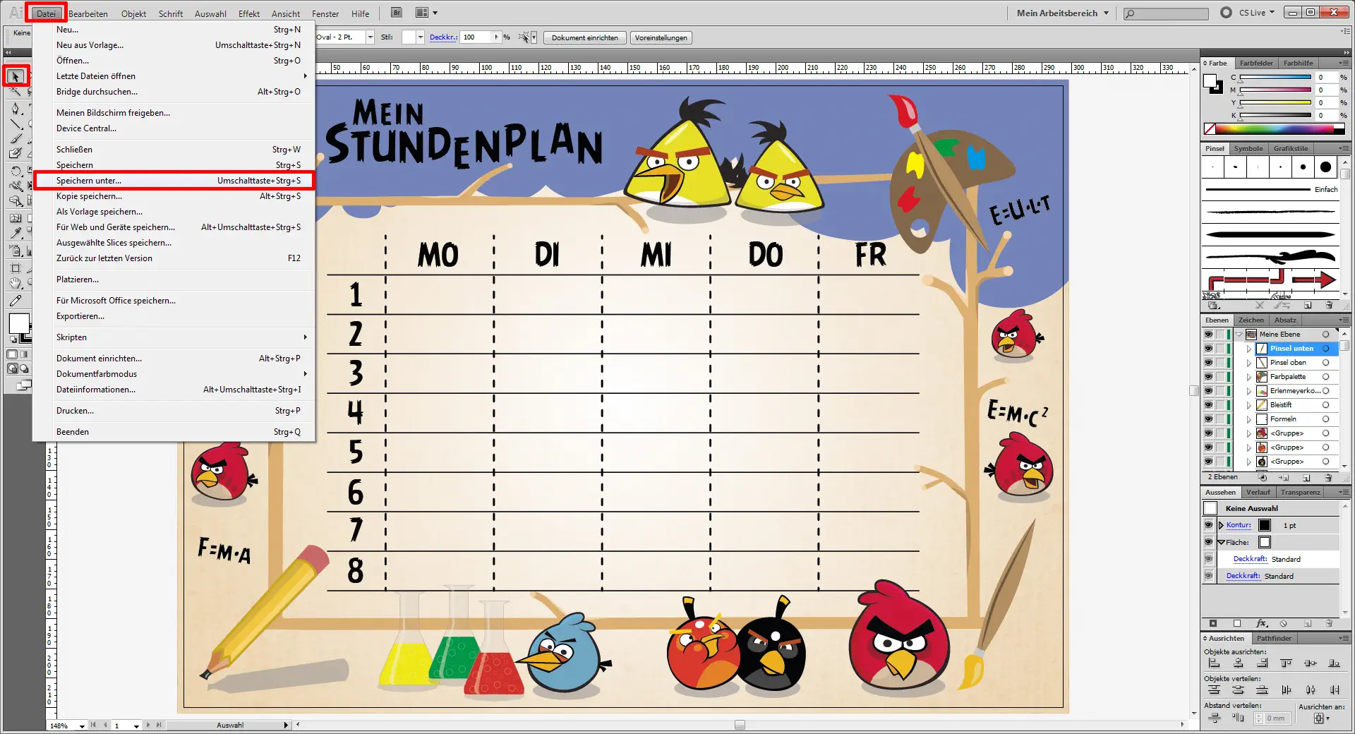 Tutorial Stundenplan erstellen 21