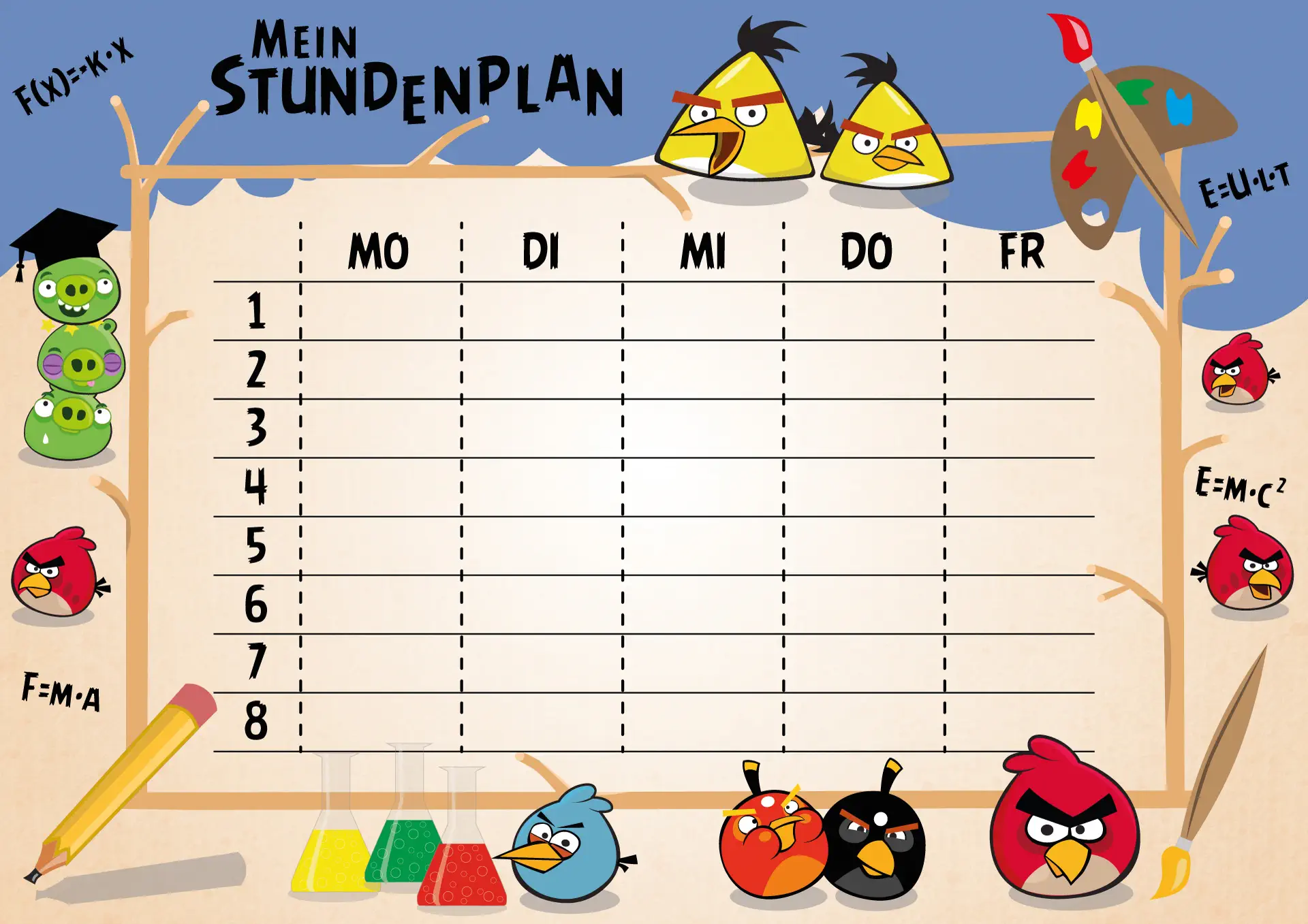 Tutorial Stundenplan erstellen fertig
