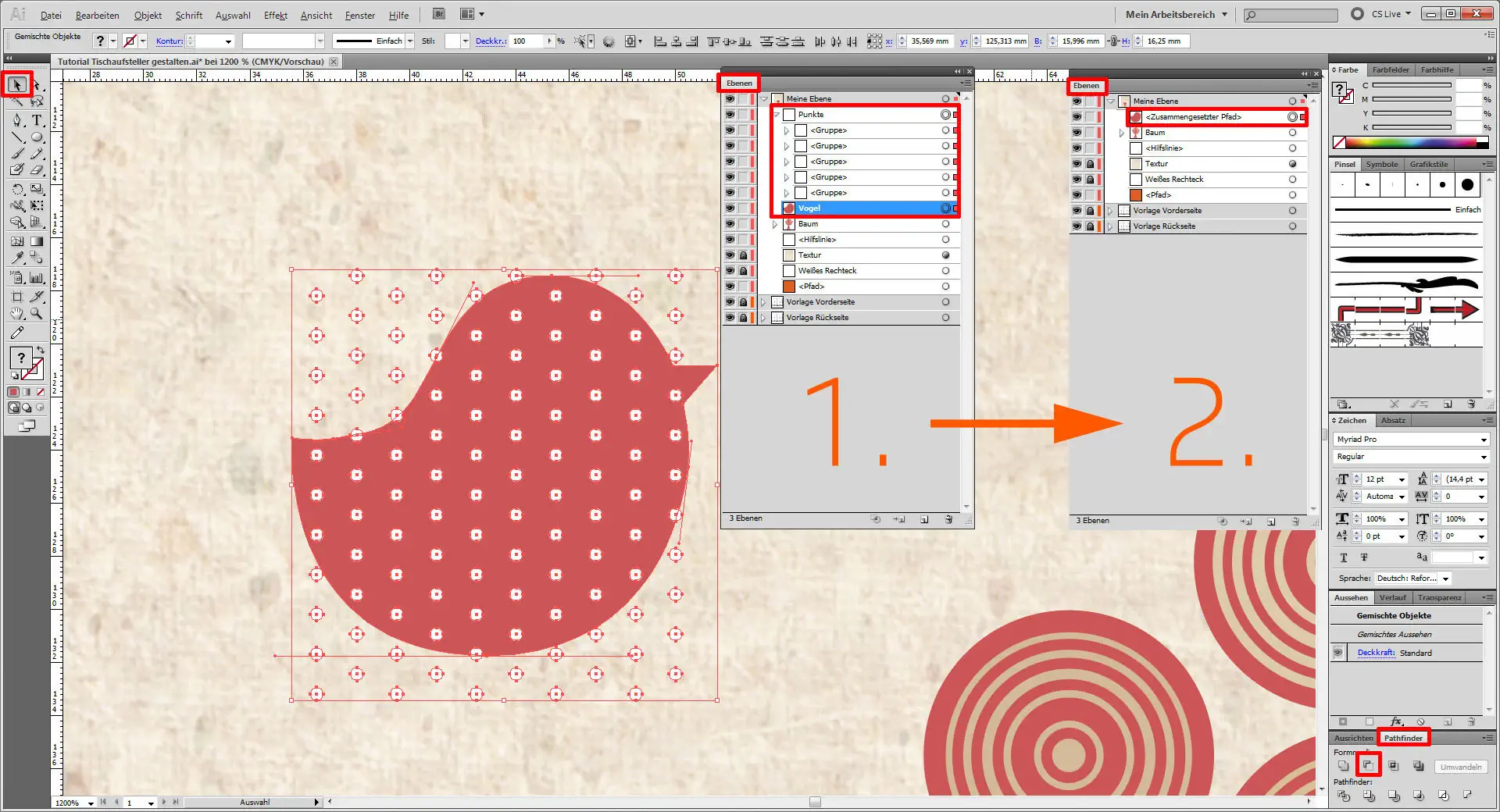 Tutorial Tischaufsteller gestalten 10