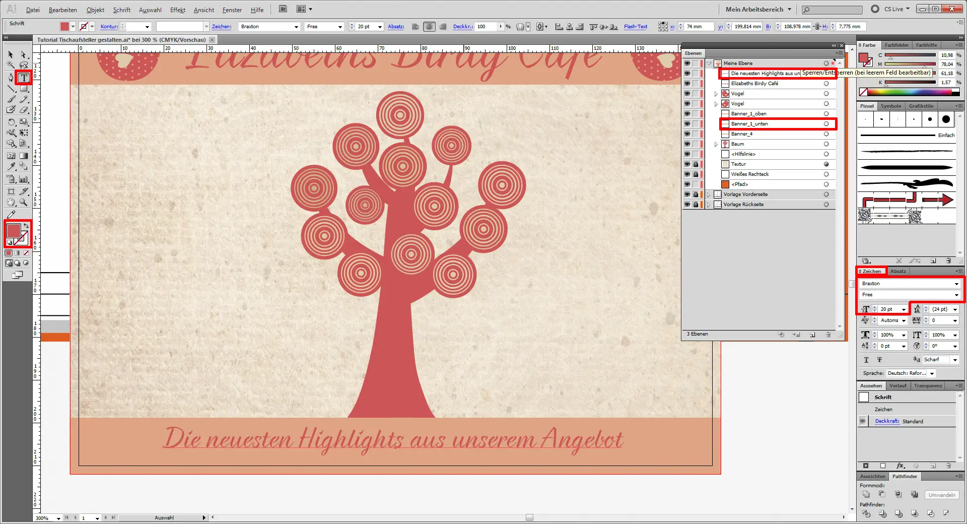 Tutorial Tischaufsteller gestalten 15