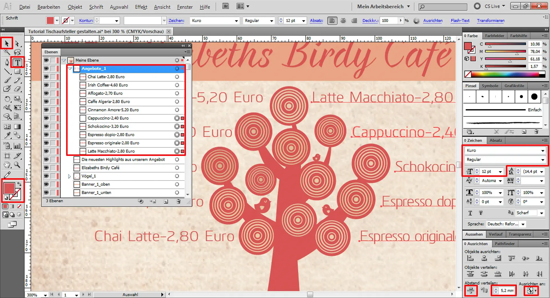 Tutorial Tischaufsteller gestalten 17