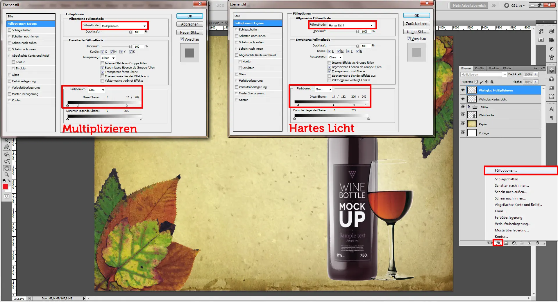 Tischset Platzset Design selbst gestalten   Wein 3