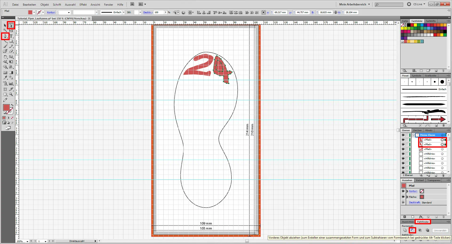 Tutorial Flyer Lauftreff gestalten (4)