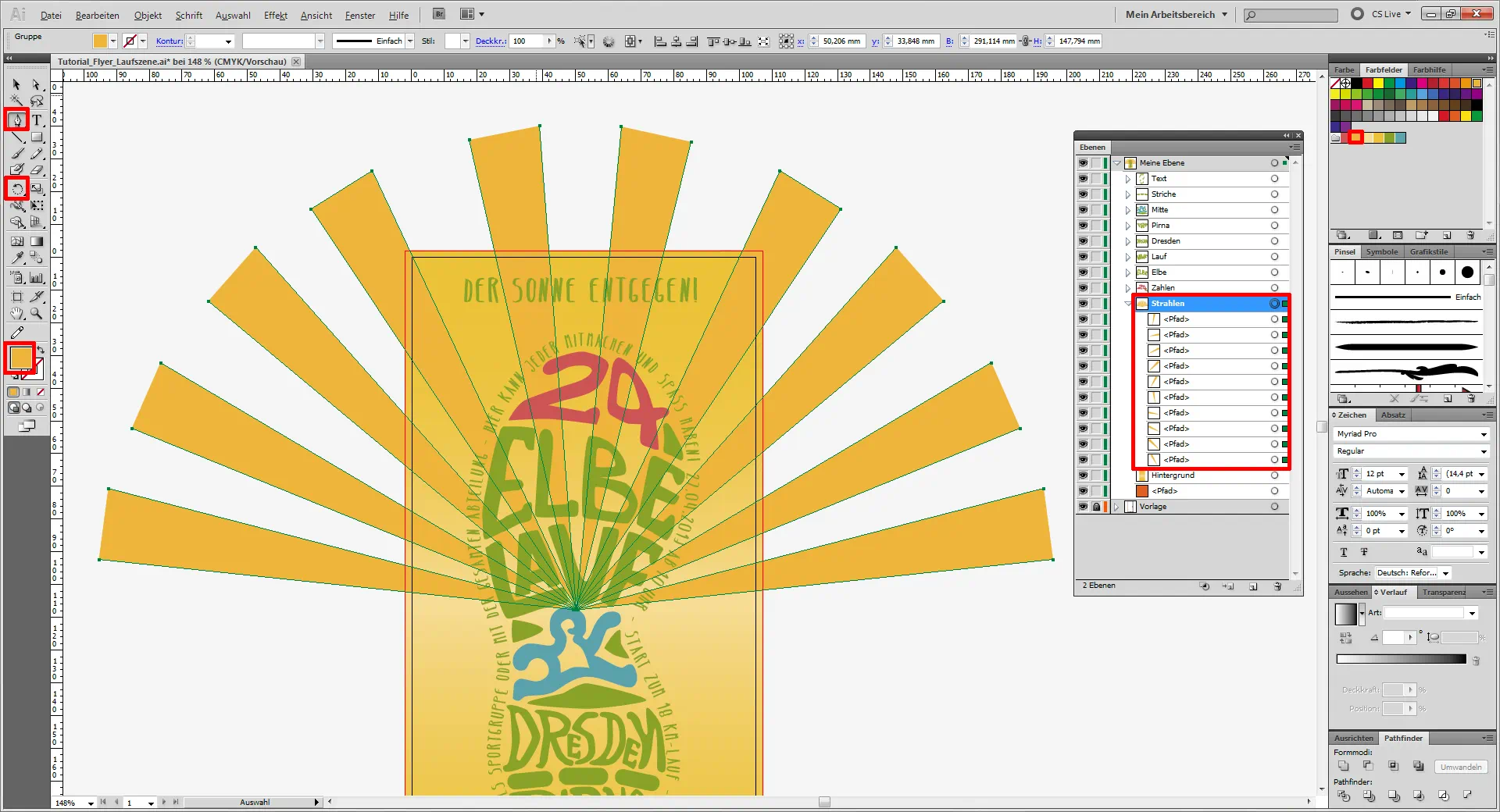 Tutorial Flyer Lauftreff gestalten (12)