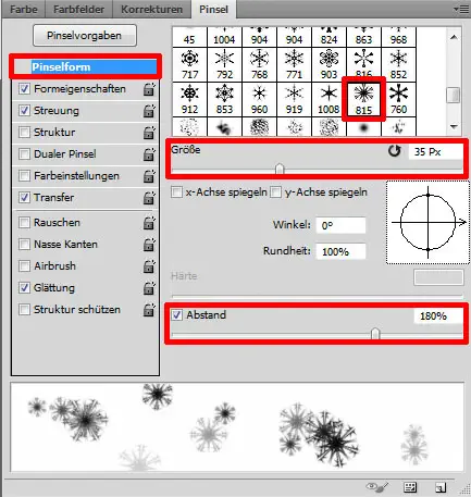 Tutorial: Flyer für die Weihnachtsfeier in Photoshop (5a)