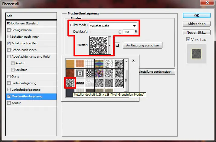 Tutorial: Flyer für die Weihnachtsfeier in Photoshop (9b)
