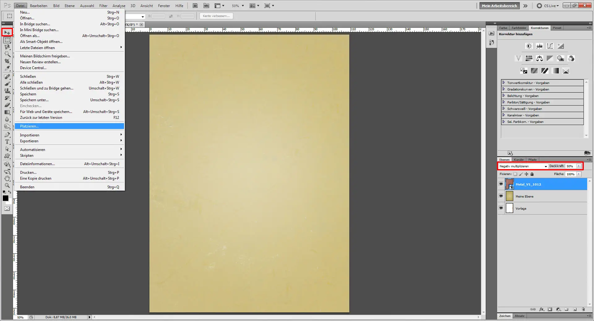 Tutorial Konzert Flyer Photoshop 02