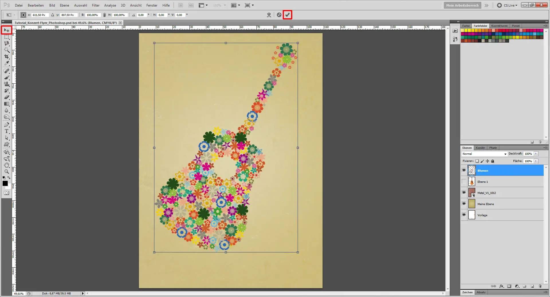 Tutorial Konzert Flyer Photoshop 06