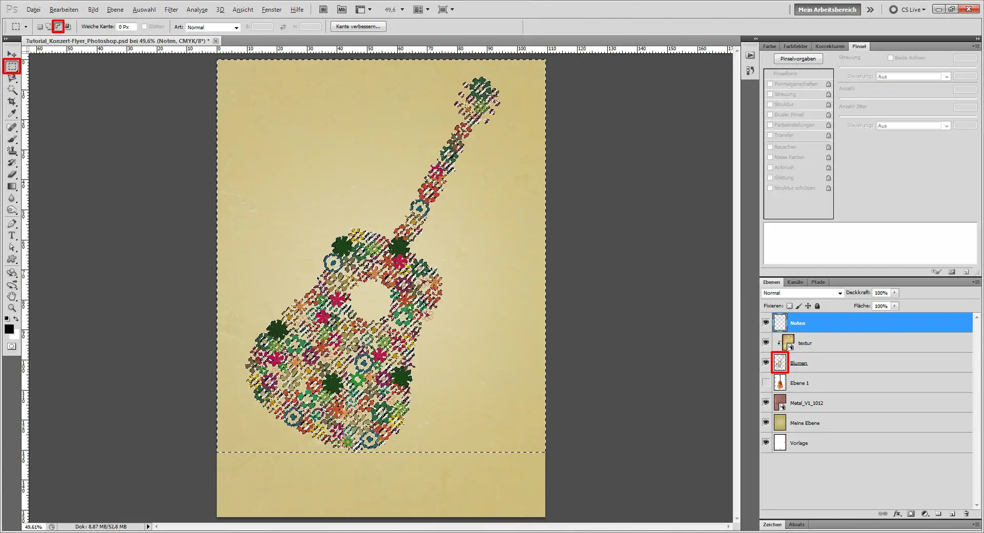 Tutorial Konzert Flyer Photoshop 09
