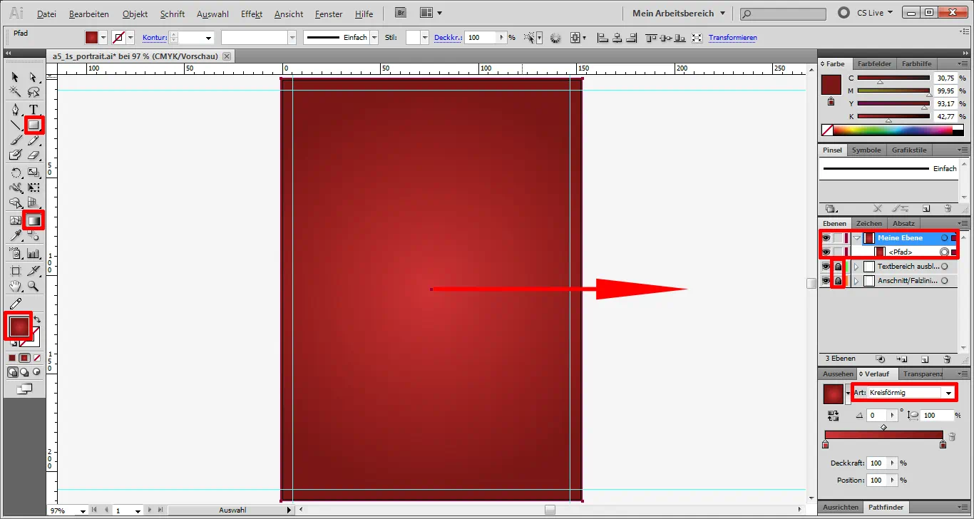 Tutorial Osterfeuer Plakat