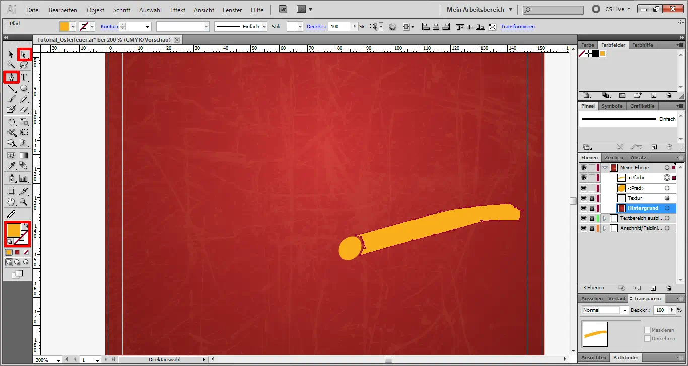 Tutorial Osterfeuer Plakat 5