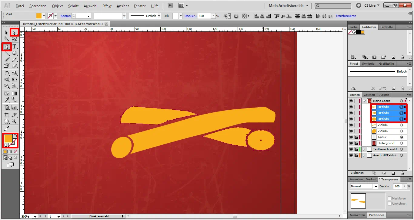 Tutorial Osterfeuer Plakat 6